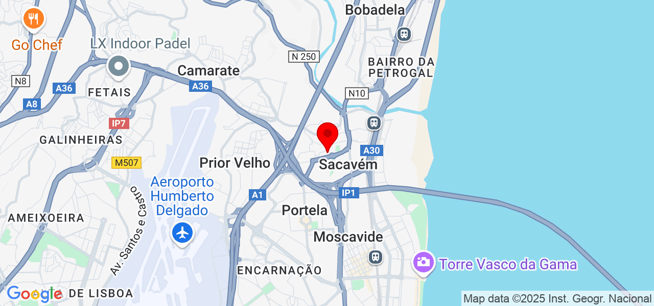 Filipe Euzébio - Lisboa - Loures - Map