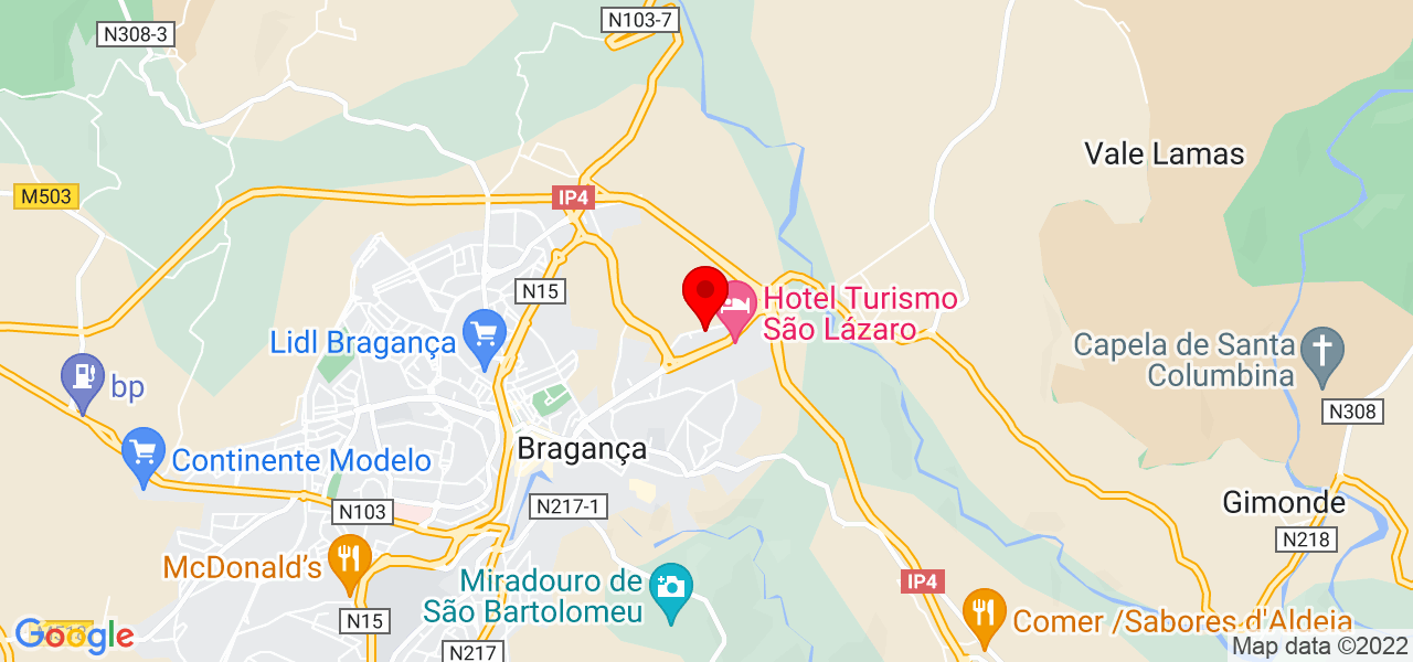 Carolina - Bragança - Bragança - Mapa