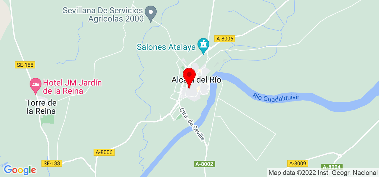 Andr&eacute; Maia - Andalucía - Alcalá del Río - Mapa
