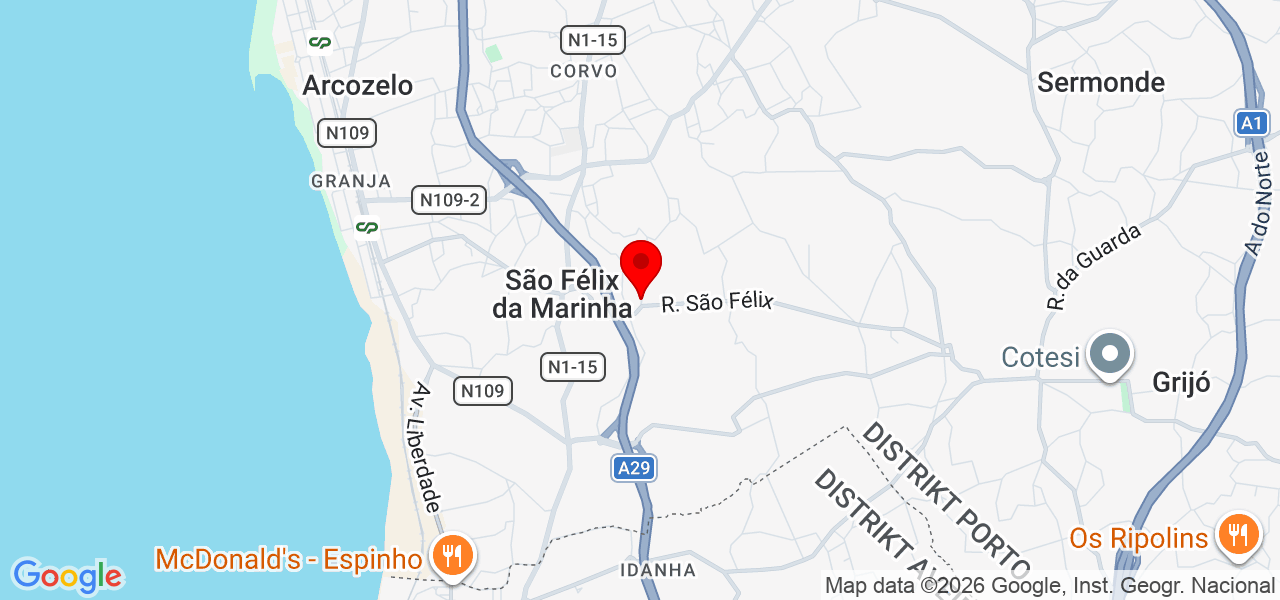 Marta Monteiro - Porto - Vila Nova de Gaia - Mapa