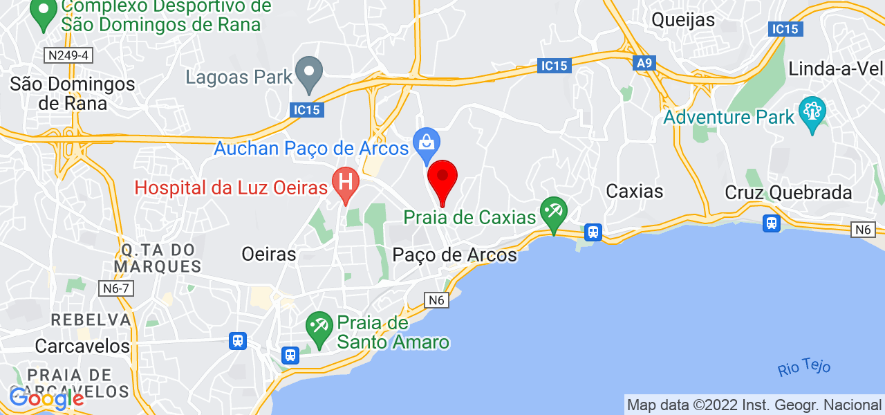 Ricardo Rocha - Lisboa - Oeiras - Mapa