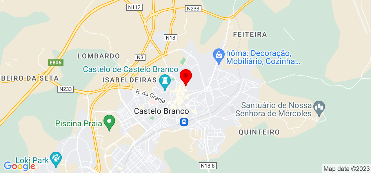 Fredwilson  Moreno - Castelo Branco - Castelo Branco - Mapa