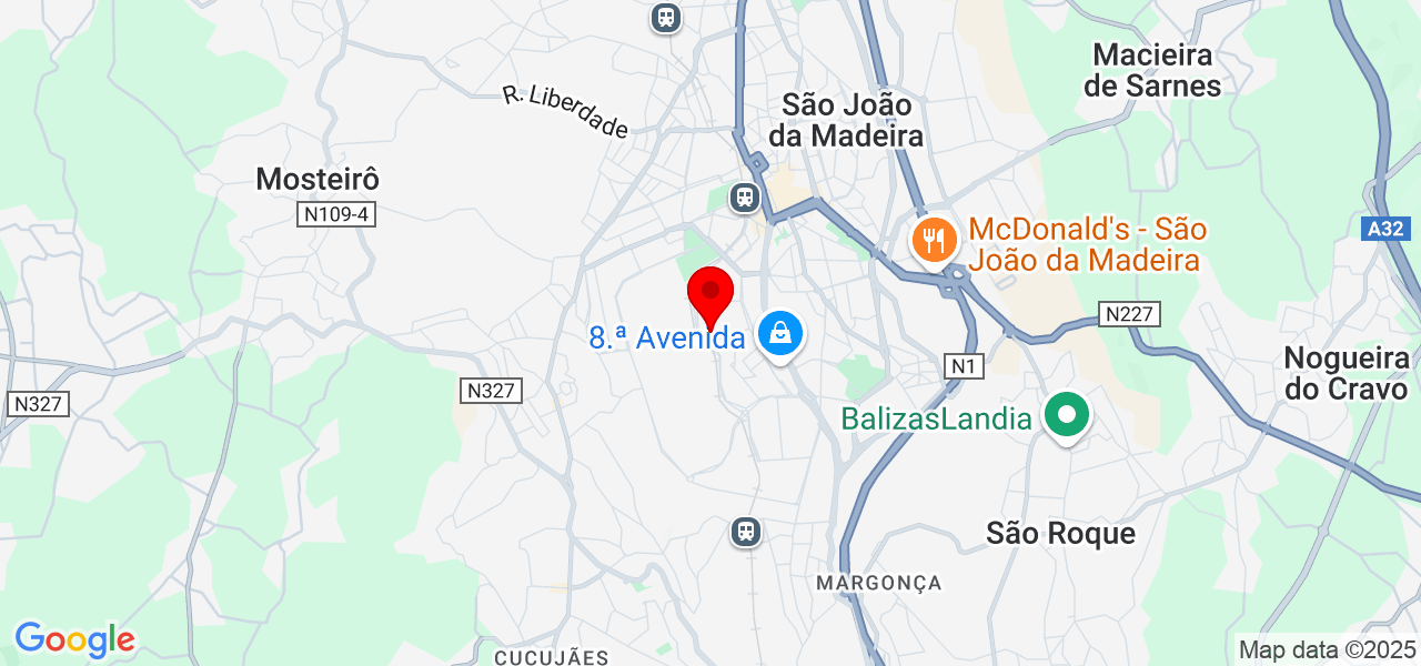 JL UNIPESSOAL LDA - Aveiro - São João da Madeira - Map