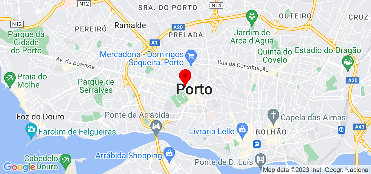 Carlota Picciochi - Porto - Porto - Mapa