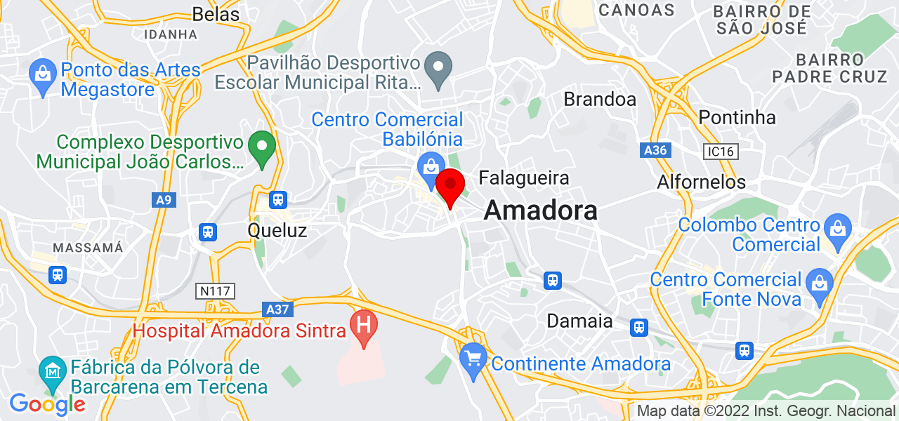 Lucia barradas - Lisboa - Amadora - Mapa