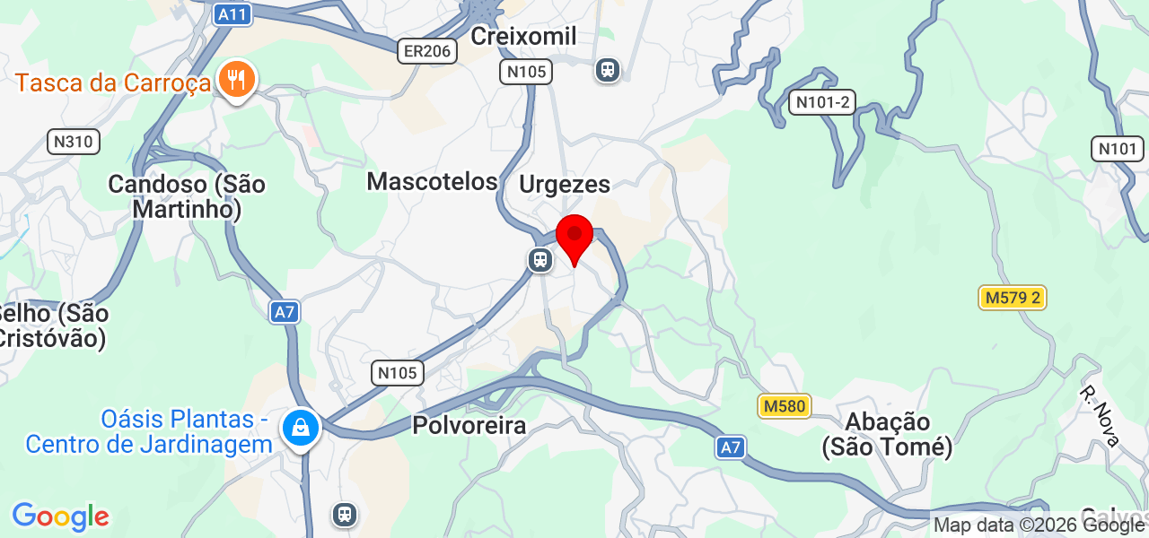 Atlantic Clima services - Braga - Guimarães - Map