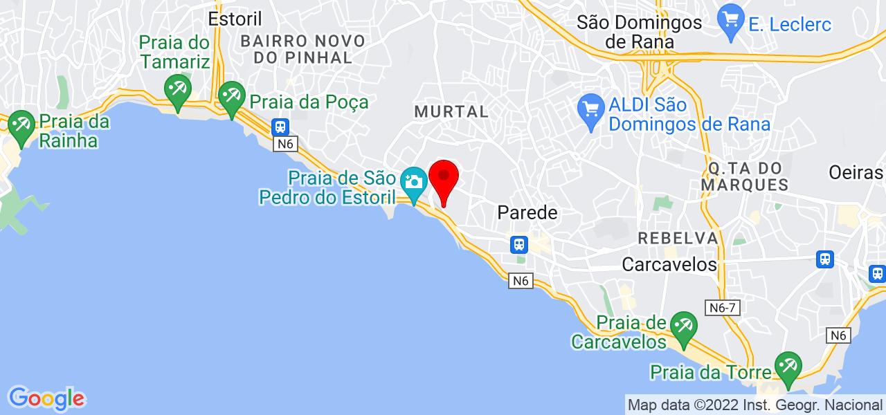 Mega Saltos - Lisboa - Cascais - Karte