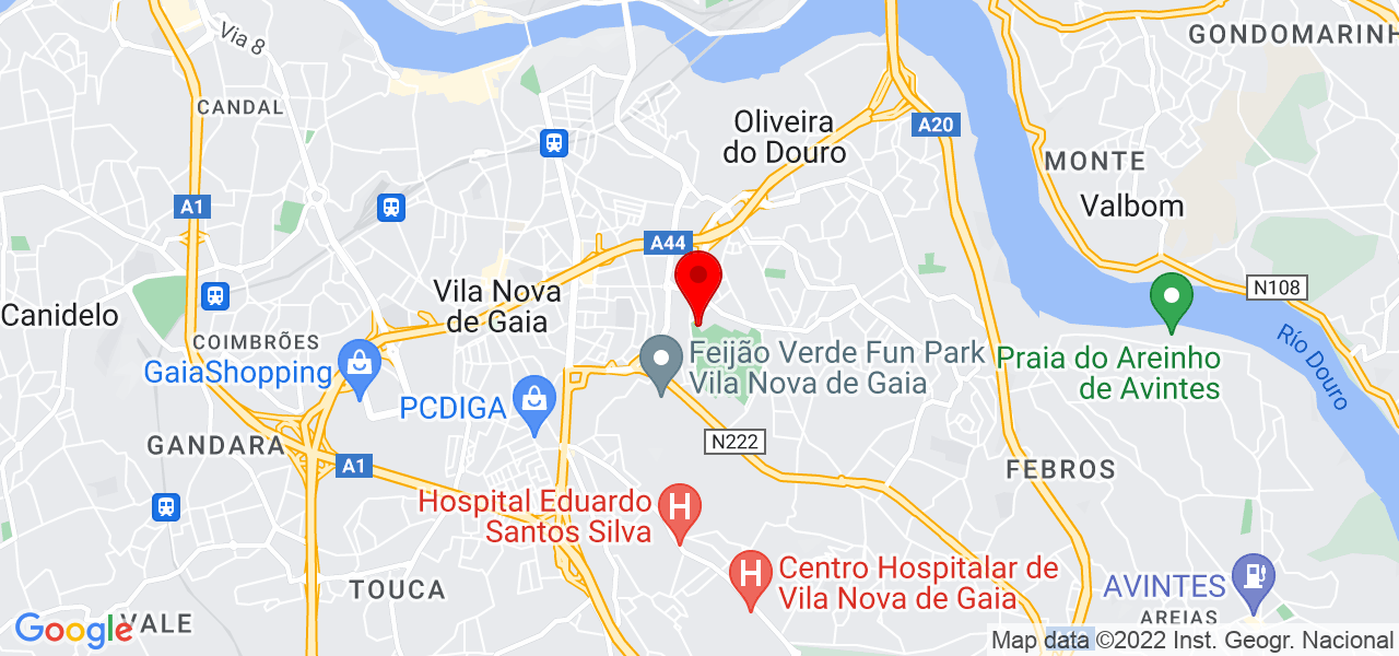 V&iacute;tor Ribeiro - Porto - Vila Nova de Gaia - Mapa