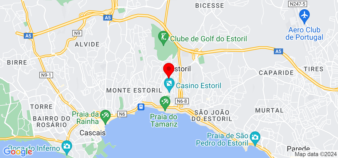 Pintek - Lisboa - Cascais - Mapa