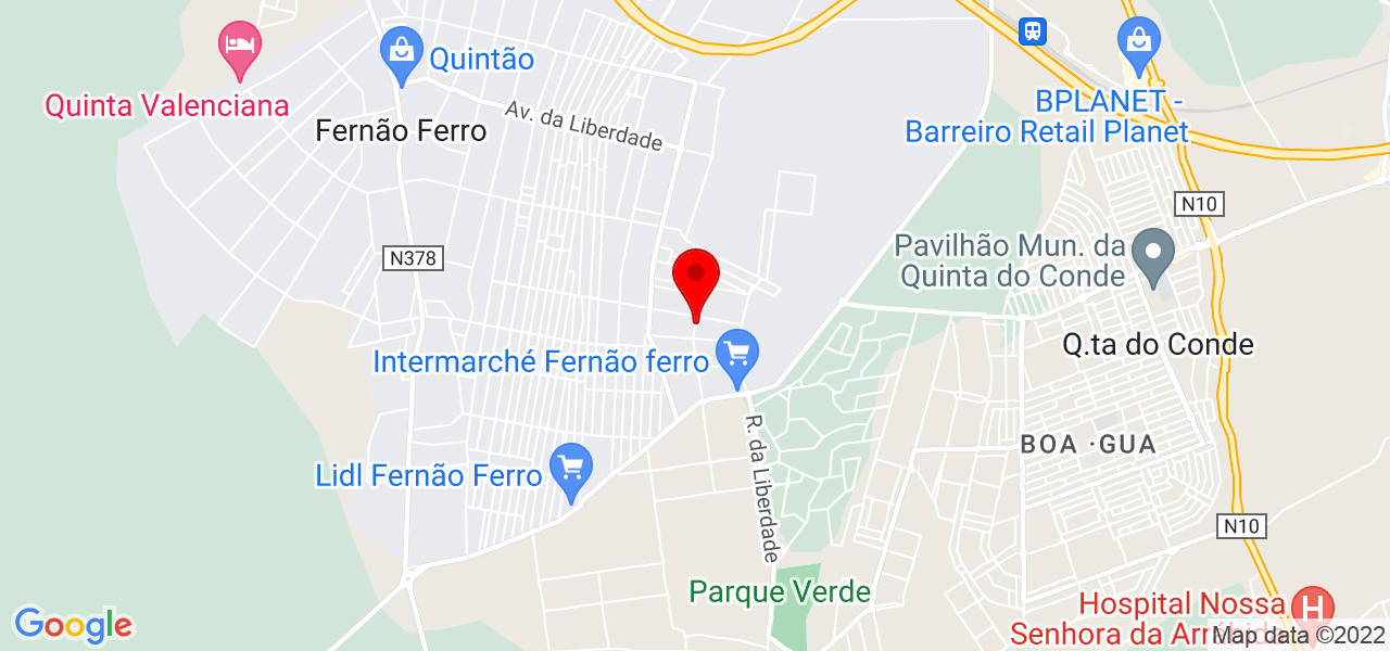 Vasco Rocha - Setúbal - Seixal - Mapa