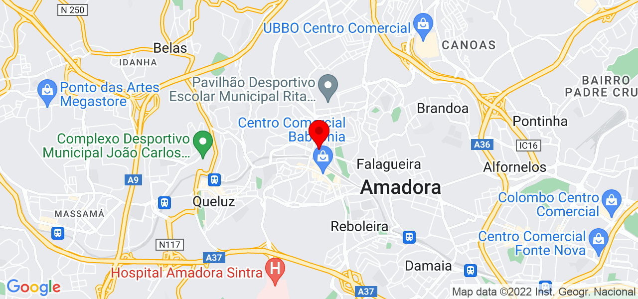 Mariana Guerra - Lisboa - Amadora - Mapa