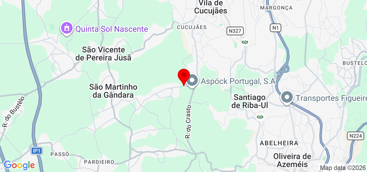Carlos Brandão - Aveiro - Oliveira de Azeméis - Map