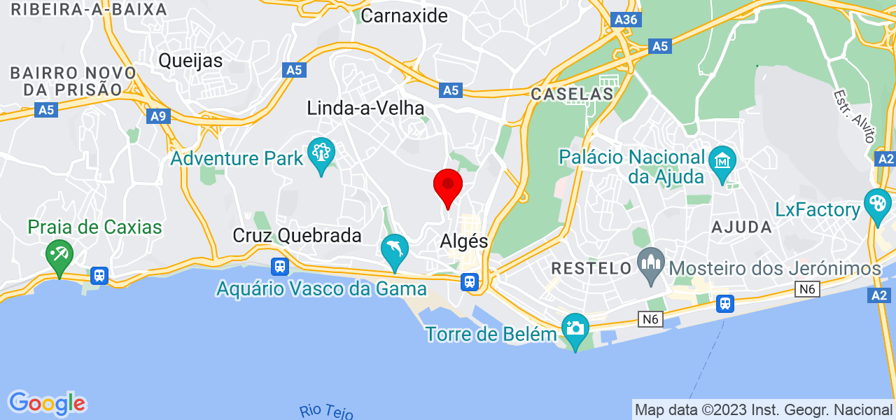 Maria Sousa - Lisboa - Oeiras - Mapa