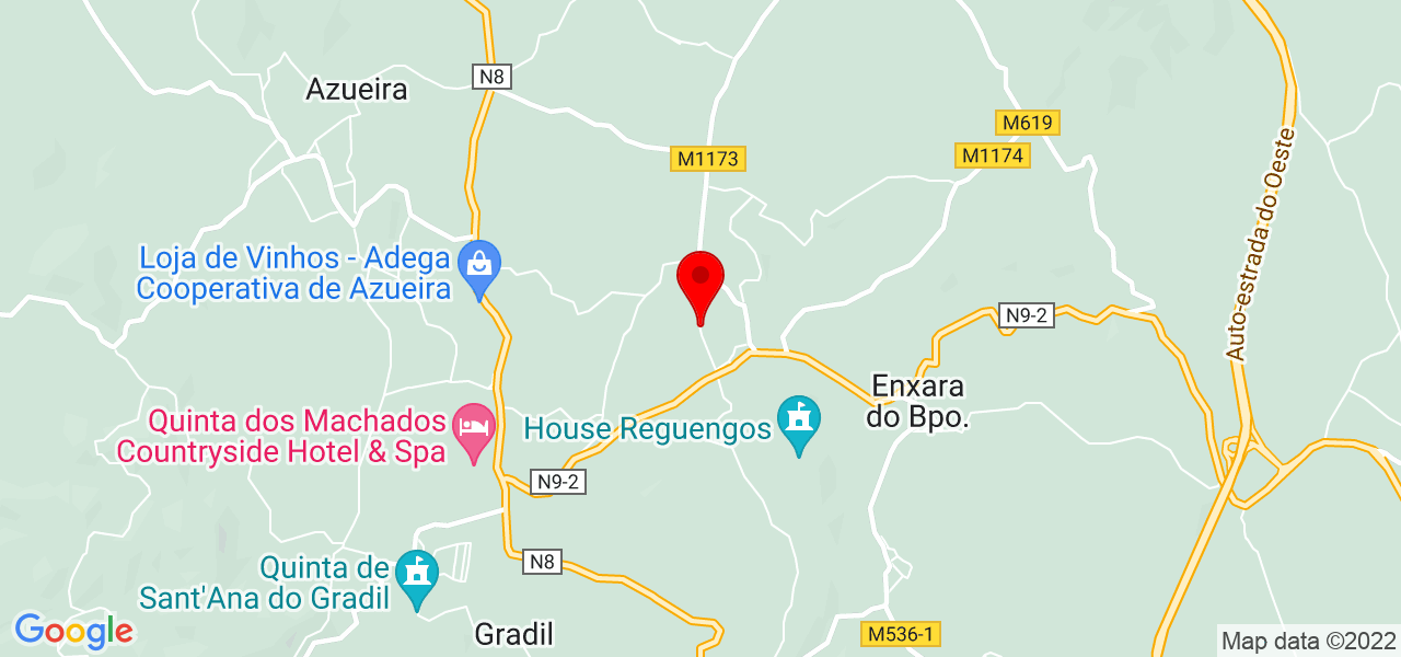Ana Filipa da Piedade Silva - Lisboa - Mafra - Map