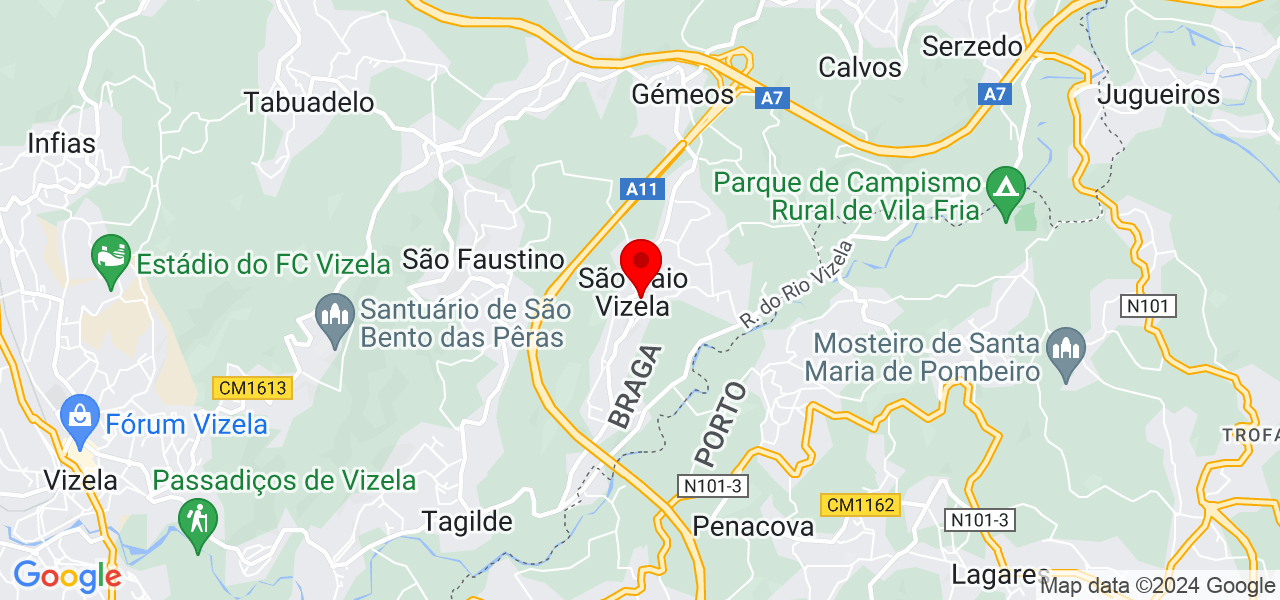Julia Silva - Porto - Felgueiras - Mapa