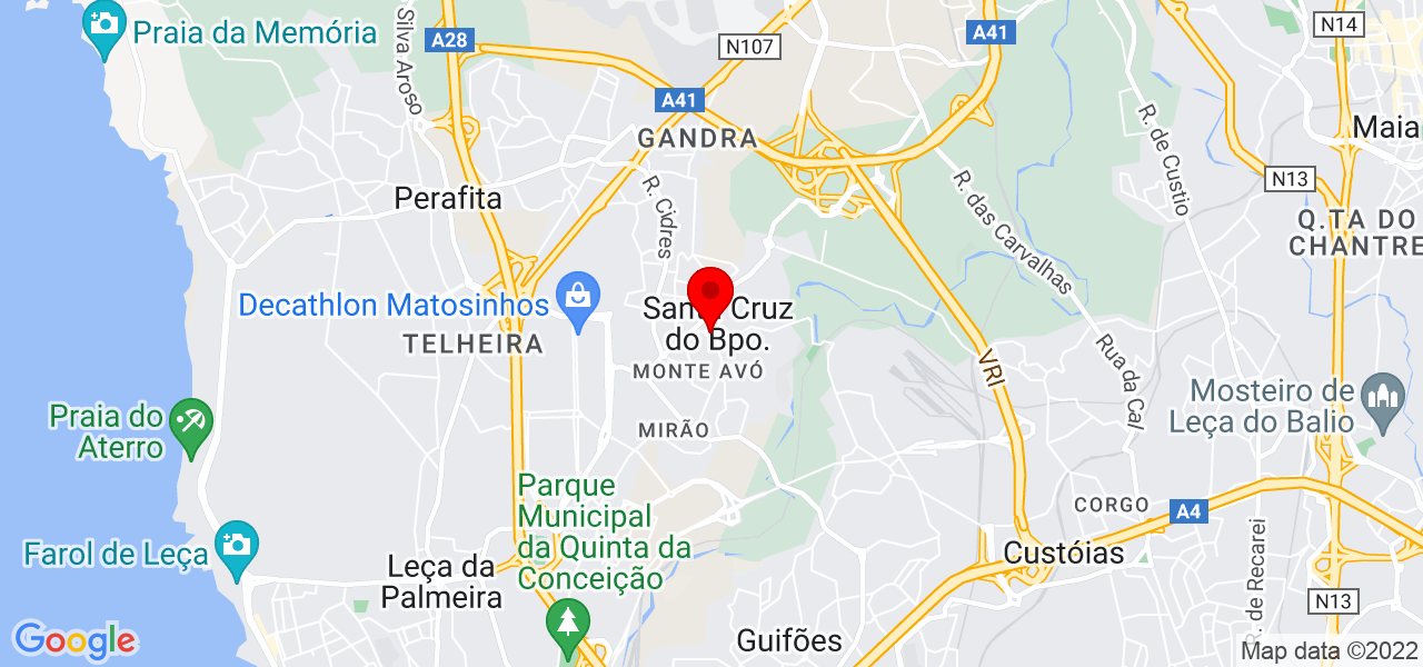 S&oacute;nia Santos - Porto - Matosinhos - Mapa