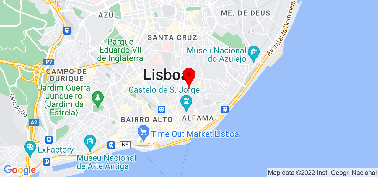 M&uacute;sico Profissional - Lisboa - Lisboa - Mapa