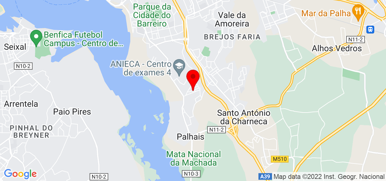 Maximizar unipessoal - Setúbal - Barreiro - Map