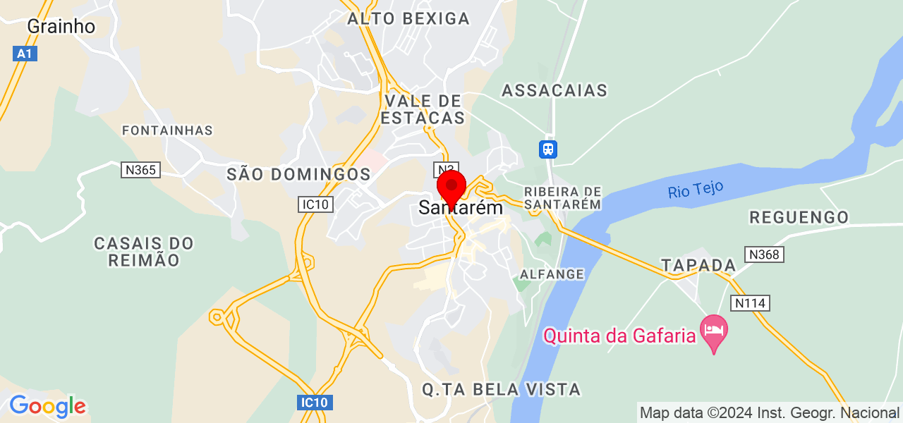 Rafael Reis - Santarém - Entroncamento - Map