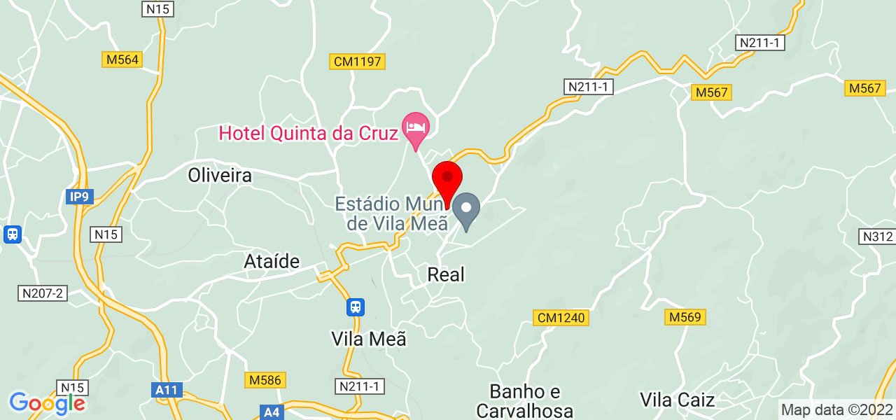 Beatriz - Porto - Amarante - Mapa