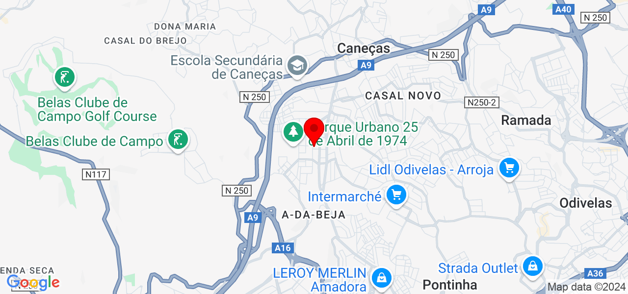 Limpezas no geral - Lisboa - Sintra - Map