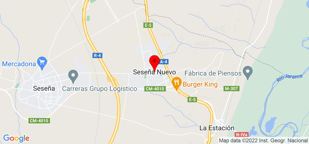 Coslada - Castilla-La Mancha - Seseña - Mapa