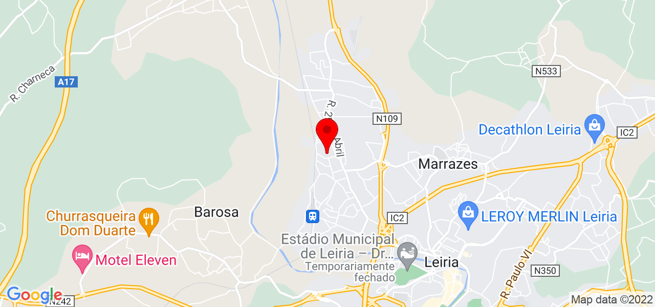 Deodato Evangelista - Leiria - Leiria - Mapa