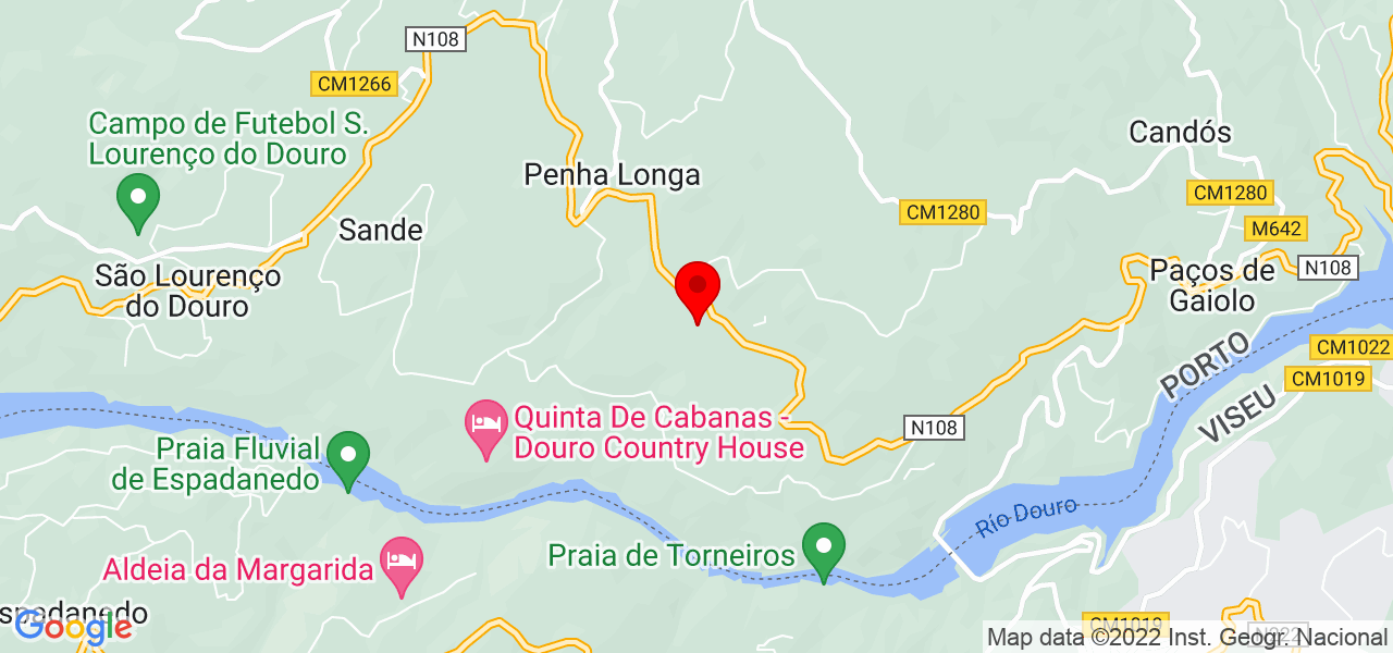 L&uacute;cia Silva - Porto - Marco de Canaveses - Mapa