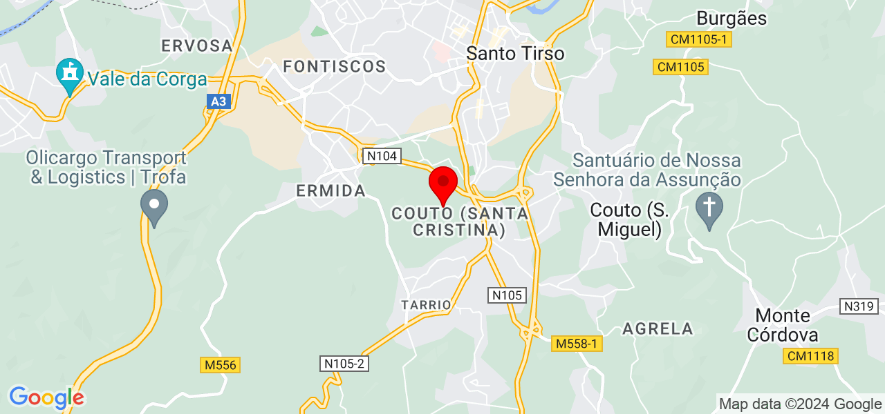 Joao maria - Porto - Santo Tirso - Map