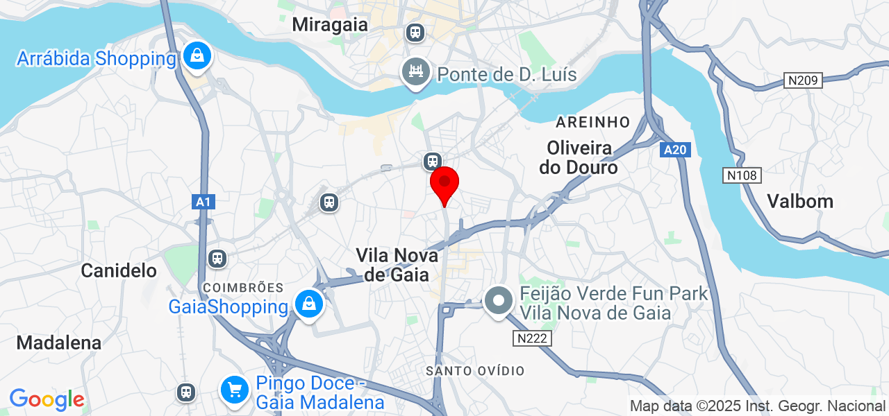 Grupo Alicerce Serviços e Construções - Porto - Vila Nova de Gaia - Karte