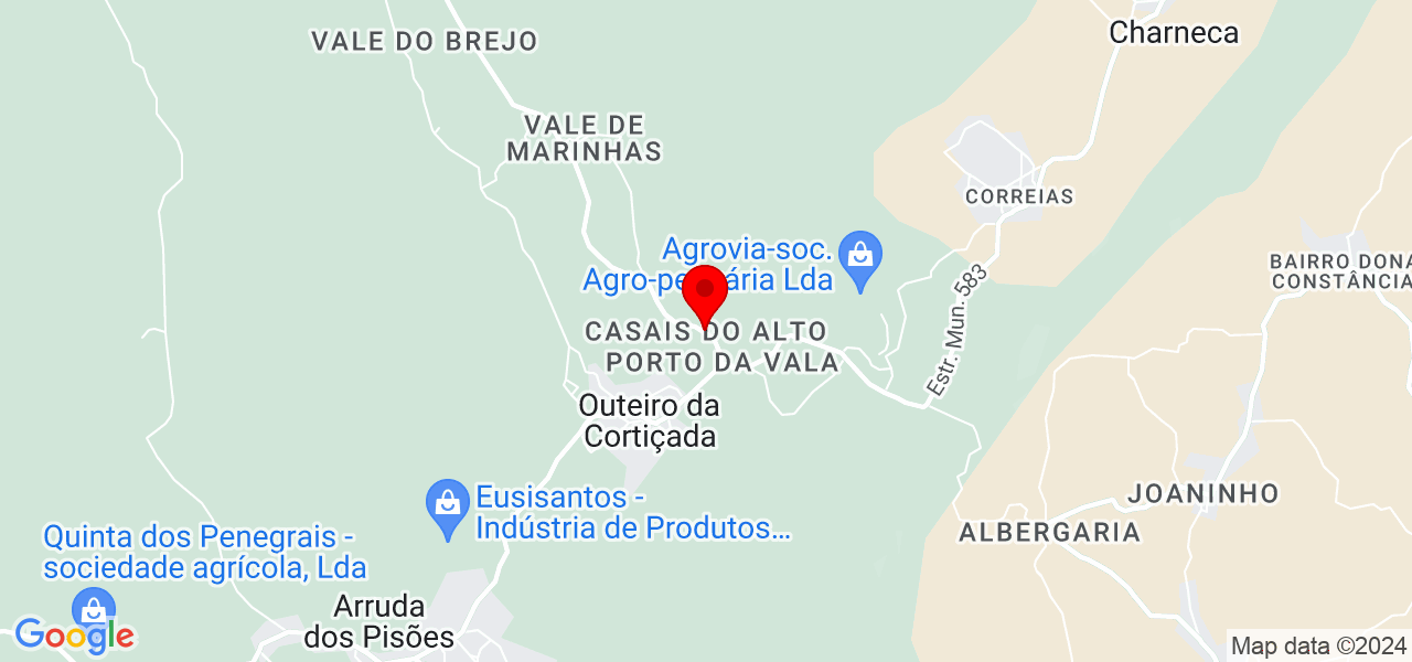 Repartec lda - Santarém - Rio Maior - Map