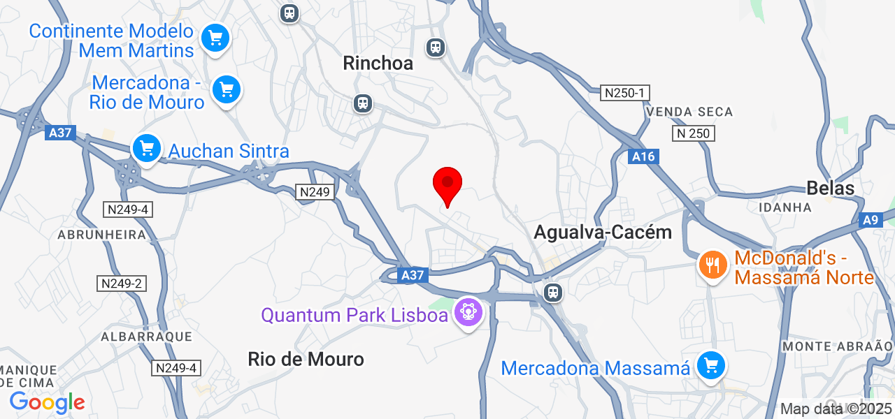 Cesar Xavier - Lisboa - Sintra - Mapa