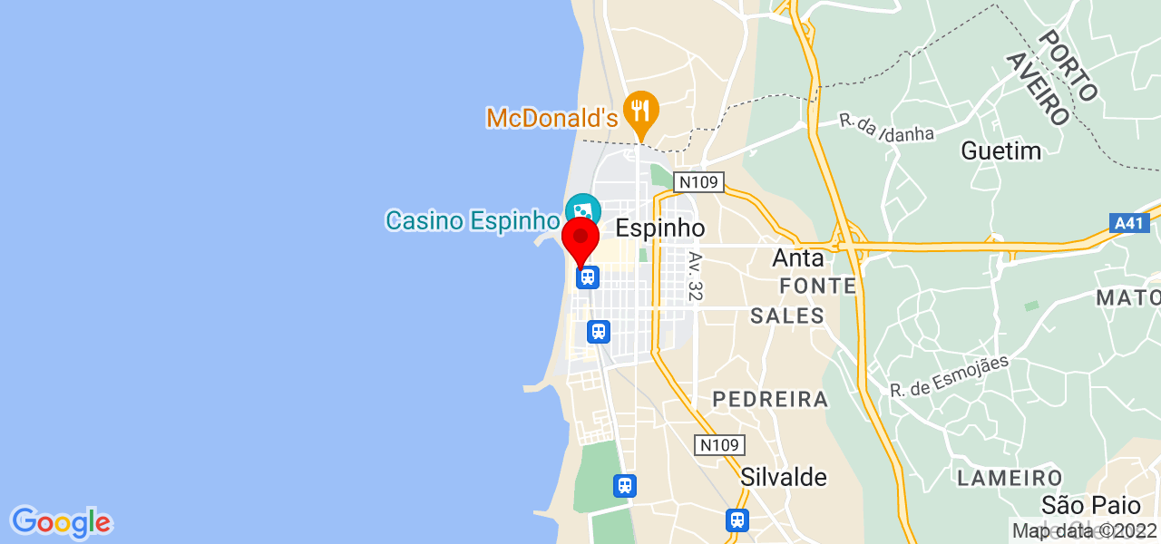 Gabriela Nogueira - Aveiro - Espinho - Mapa