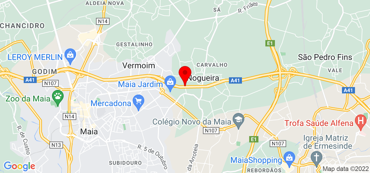 Feed By Rita - Porto - Maia - Mapa