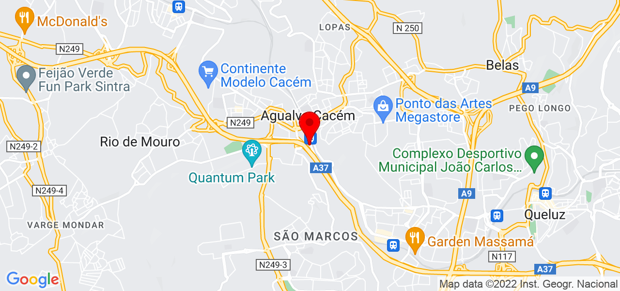 Kelvin unipessoal lda - Lisboa - Sintra - Mapa