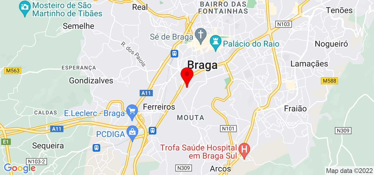 Valter Andrade - Braga - Braga - Mapa