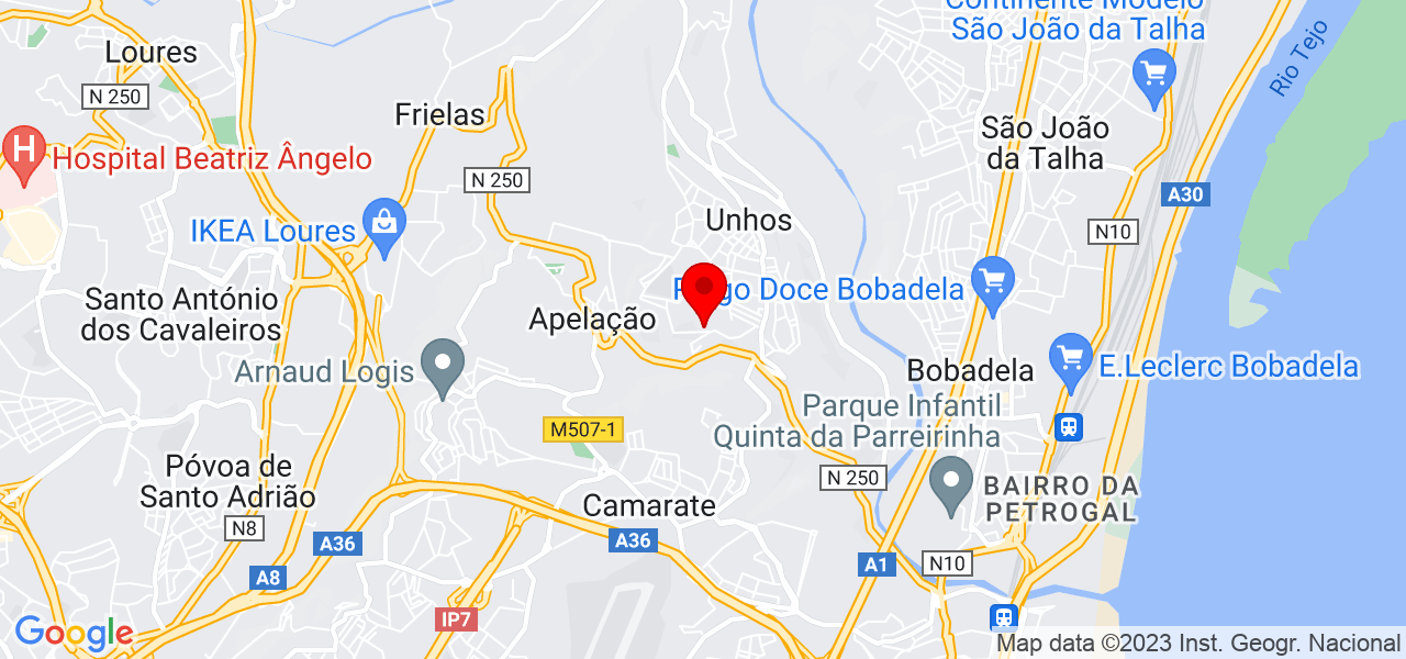 Diva Napoleão - Lisboa - Loures - Map