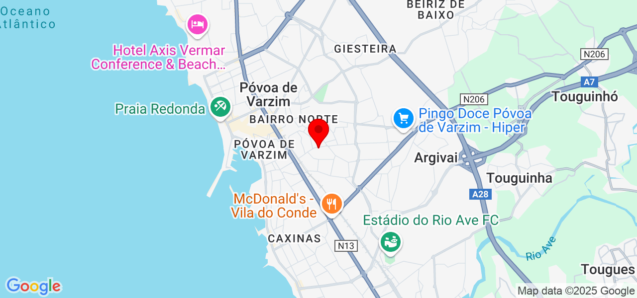 João Almeida - Porto - Póvoa de Varzim - Map