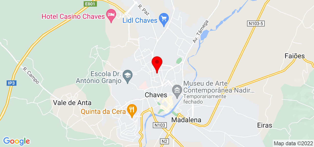 Romy Macedo - Vila Real - Chaves - Karte