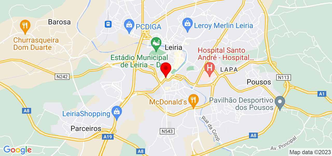 ANNE OLIVEIRA, UNIPESSOAL, LDA - Leiria - Leiria - Mapa