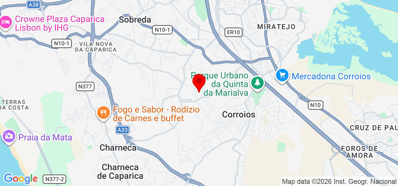 Mário Ilhorca - Setúbal - Almada - Mapa