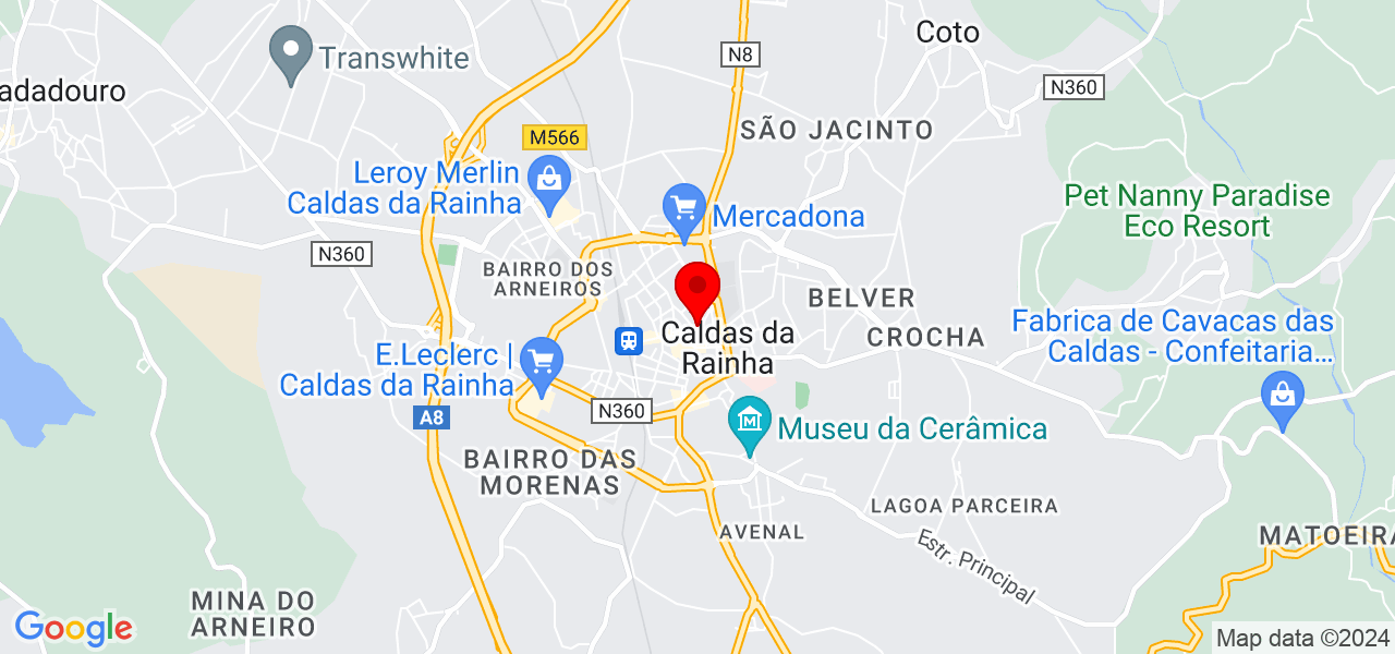 Gabriel Belchior - Constru&ccedil;&otilde;es, Unipessoal Lda - Leiria - Caldas da Rainha - Mapa