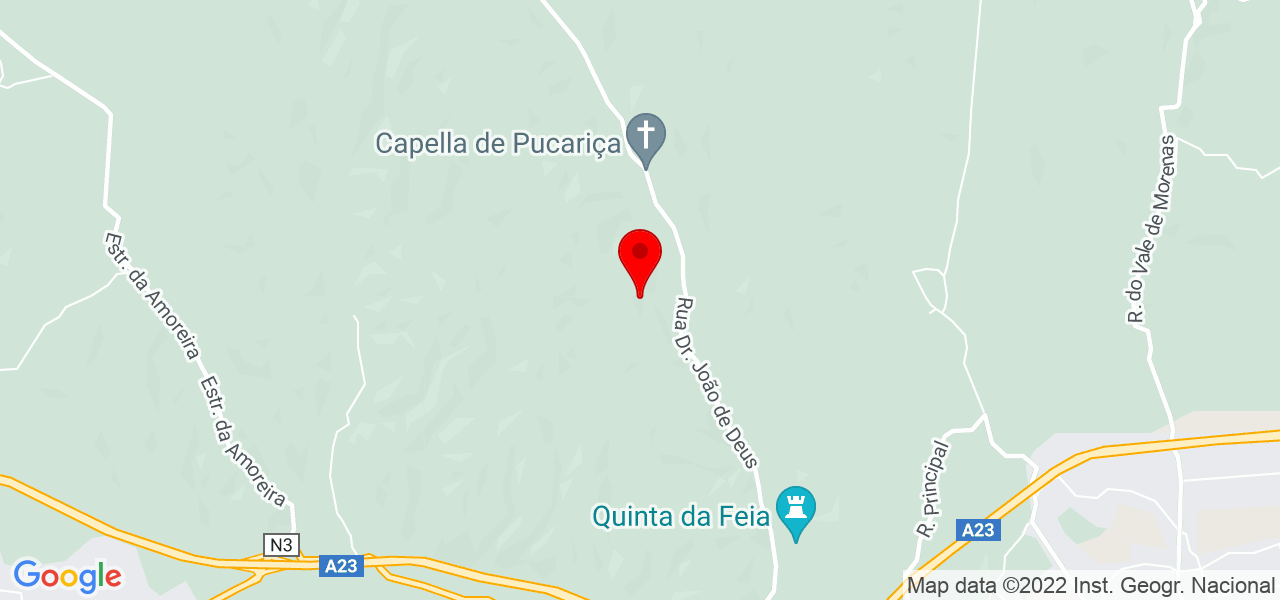 C&aacute;tia - Santarém - Abrantes - Mapa
