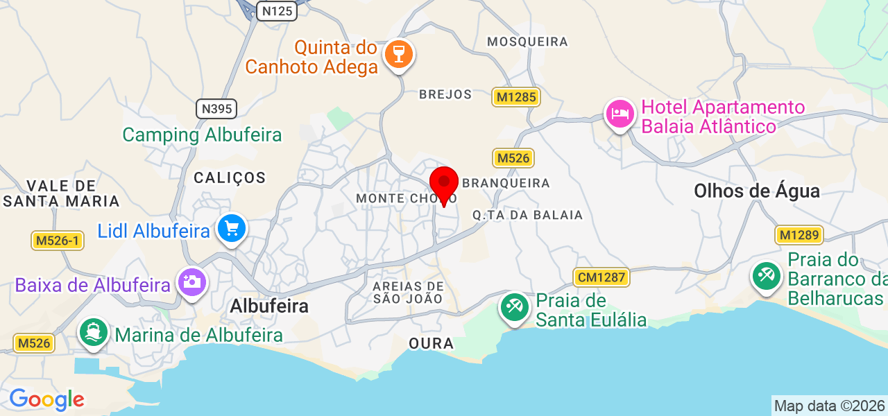 Hiago Salia - Faro - Albufeira - Map