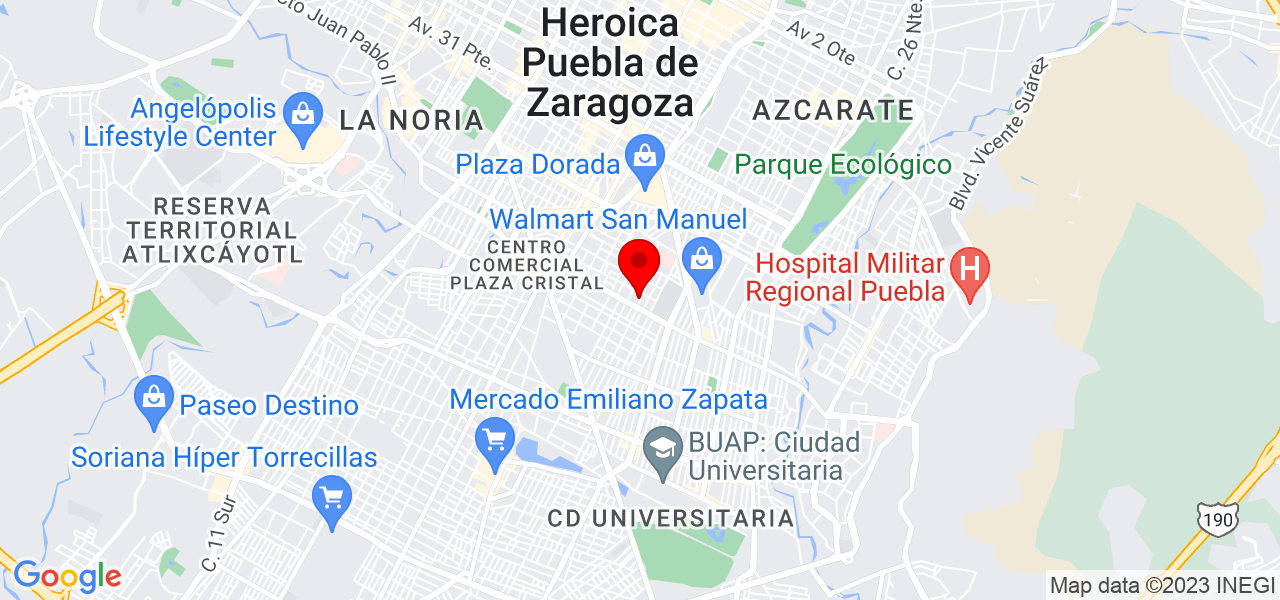 Arturo Castillo - Puebla - Puebla - Mapa