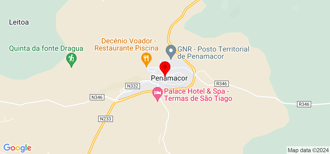 SinaiVet - Castelo Branco - Penamacor - Mapa