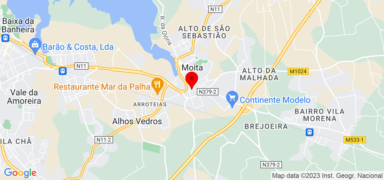 Carla Ribeiro - Setúbal - Moita - Mapa