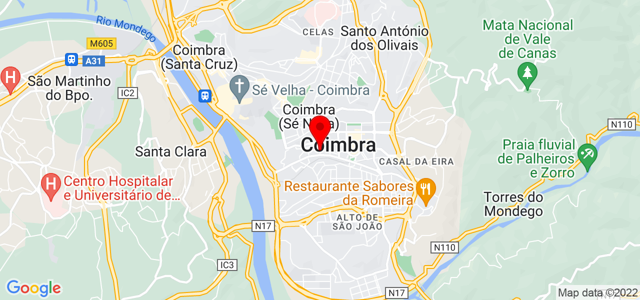 Lucas Silva - Coimbra - Coimbra - Mapa