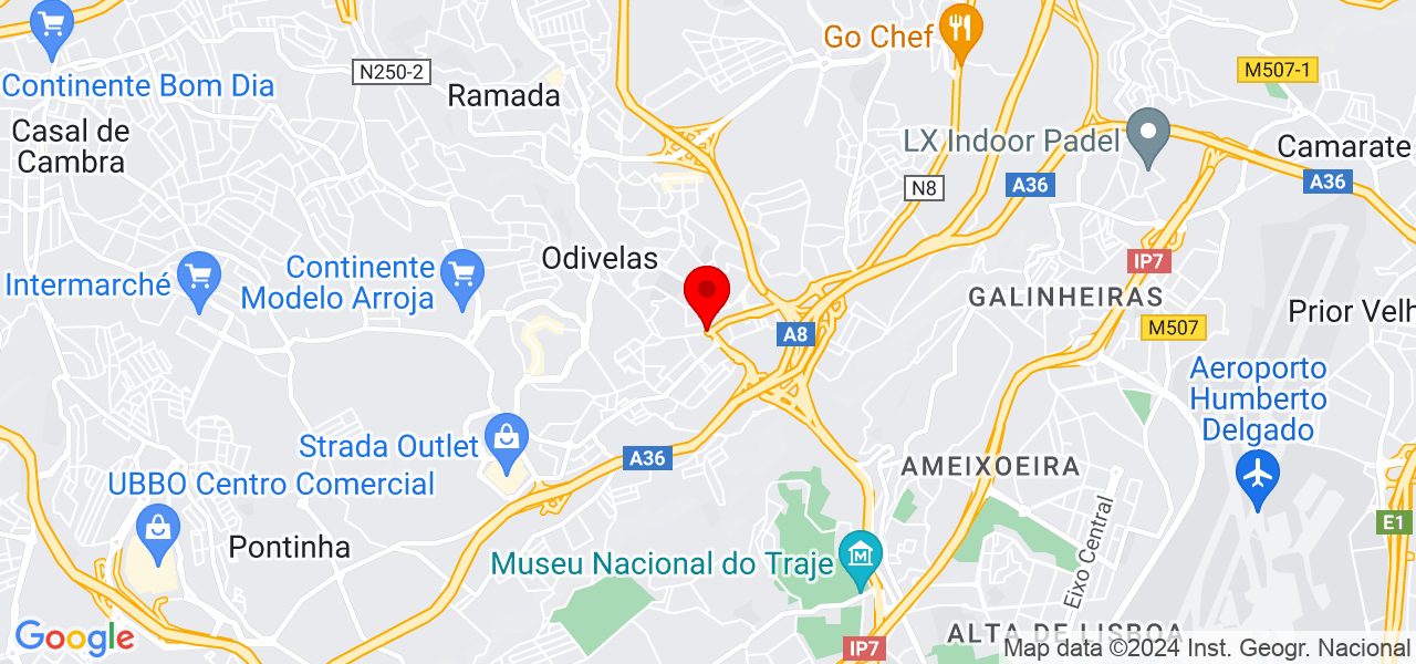 Guilherme - Lisboa - Odivelas - Karte