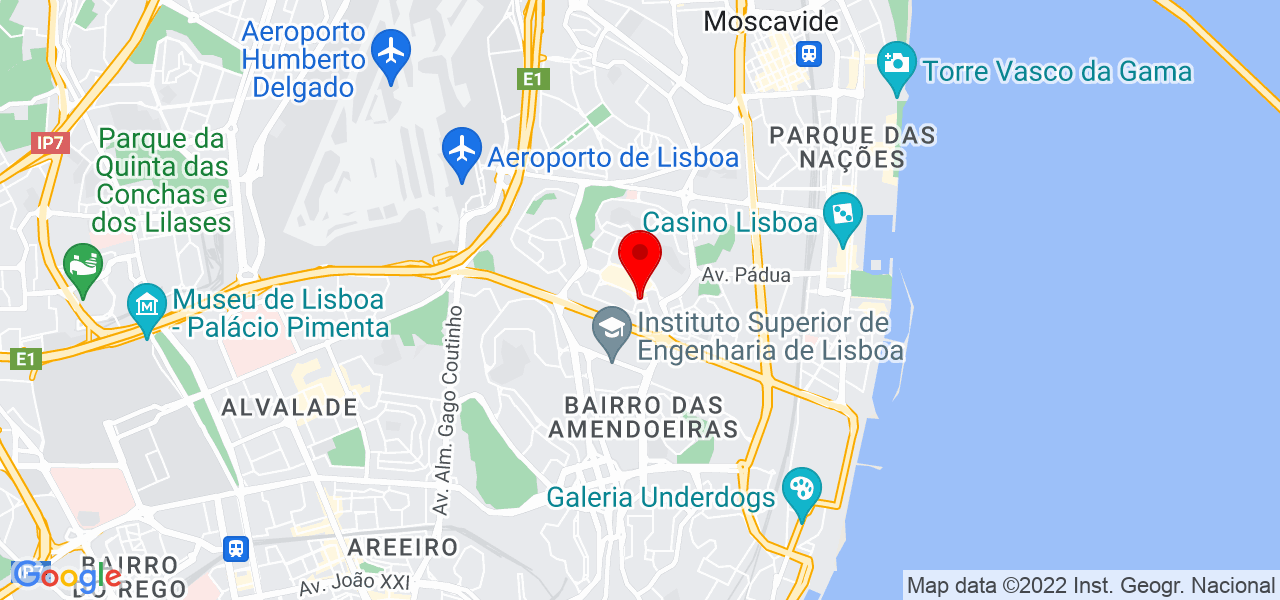 Juliana Aguiar - Lisboa - Lisboa - Mapa